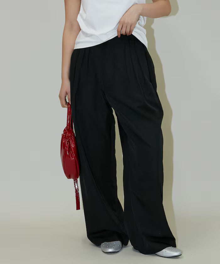 Color Tuck Slacks Pants Limited Release