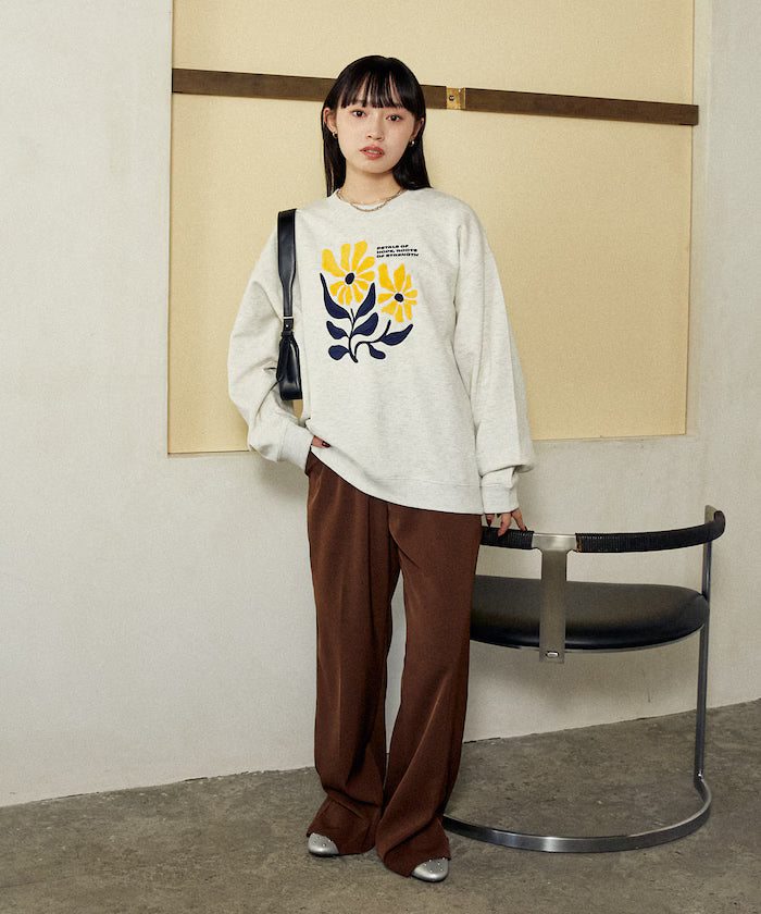 Daisy Embroidered Crew Sweat Limited Edition