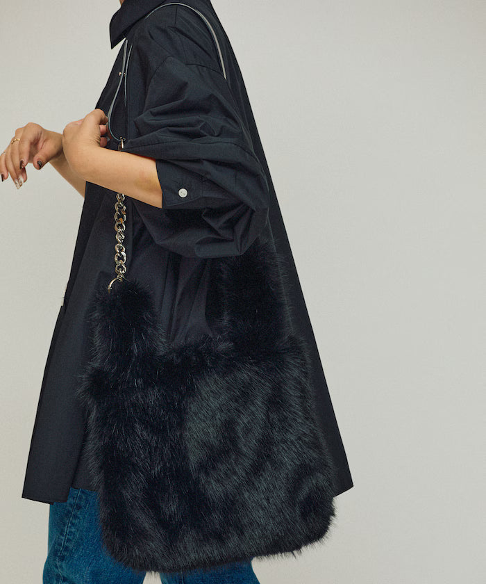 Multiway Fake Fur Tote