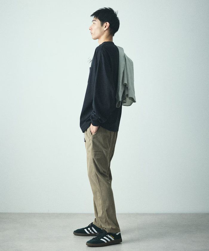 Basic silhouette corduroy climbing pants / tapered silhouette [limited edition]