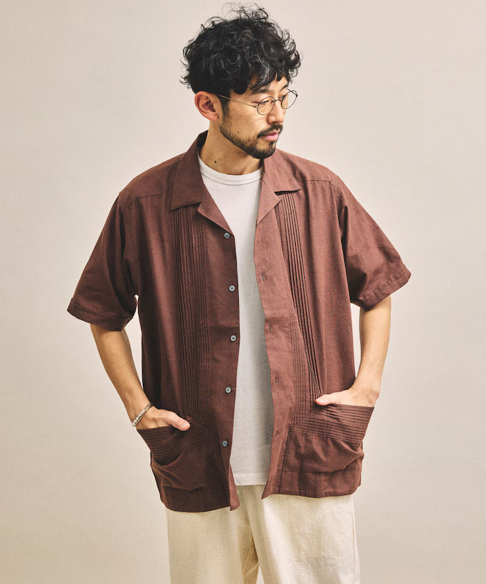 New Color Added: India-Made Relaxed Fit Cuban Shirt Short Sleeve