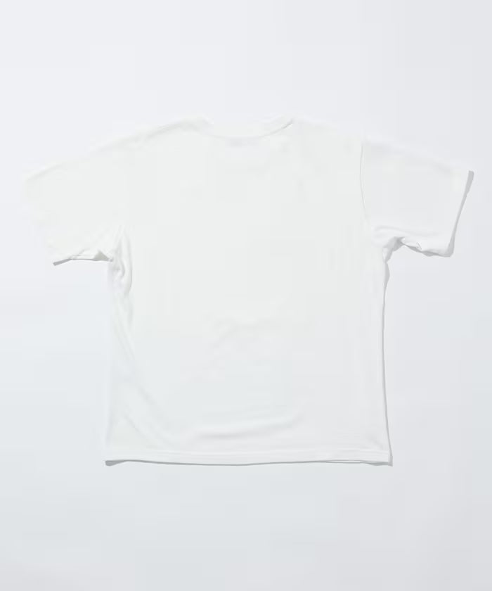 Sheer Knit Polo Shirt & Cotton T-Shirt Layered Set