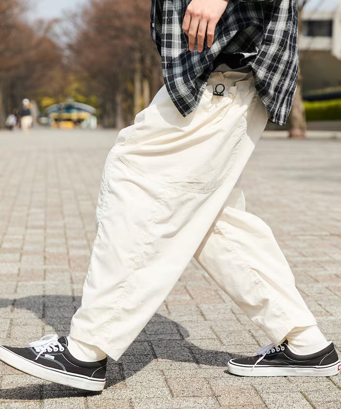 Wide Silhouette Barrel Leg Pocket Code Easy Cargo Pants [Limited Edition]