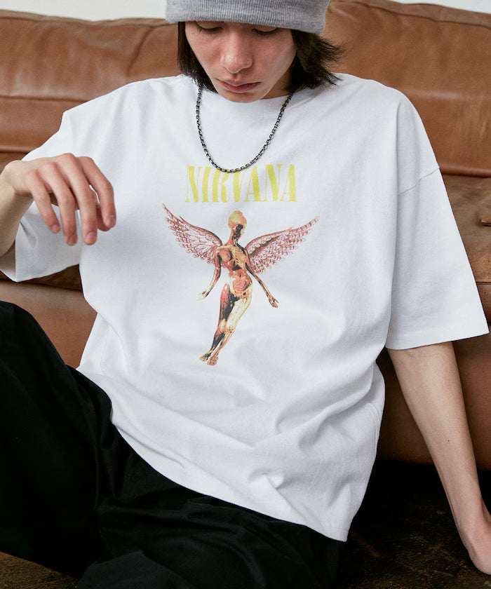 NIRVANA IN UTERO Band T-shirt Limited Edition