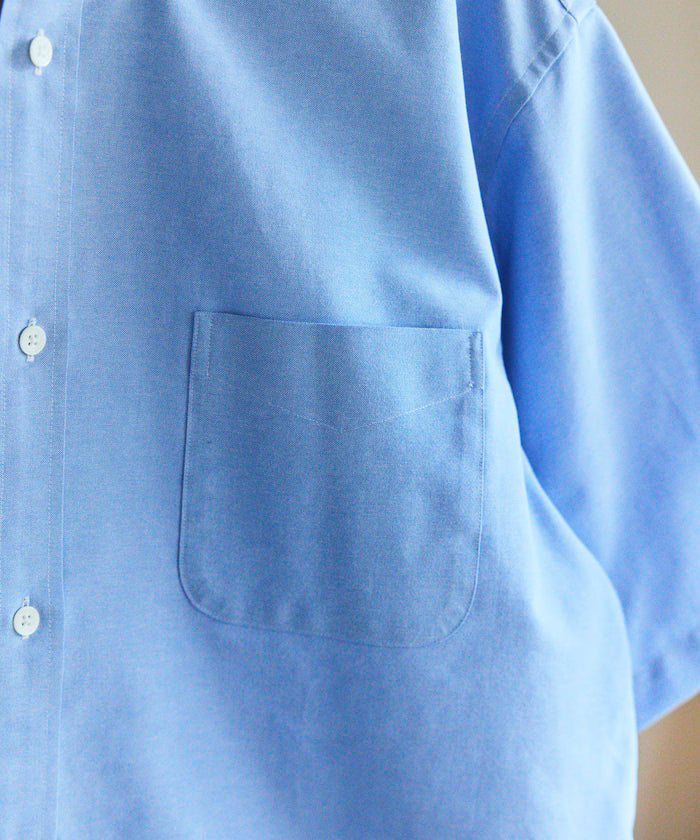 AIRDRY HIGH TECHYARN high-performance material oxford button-down shirt short sleeve moisture-wicking quick-dry