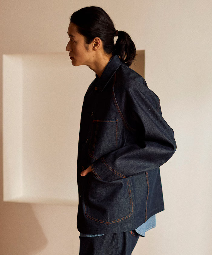 [Made in Japan] JAPAN DENIM COVERALL JACKET