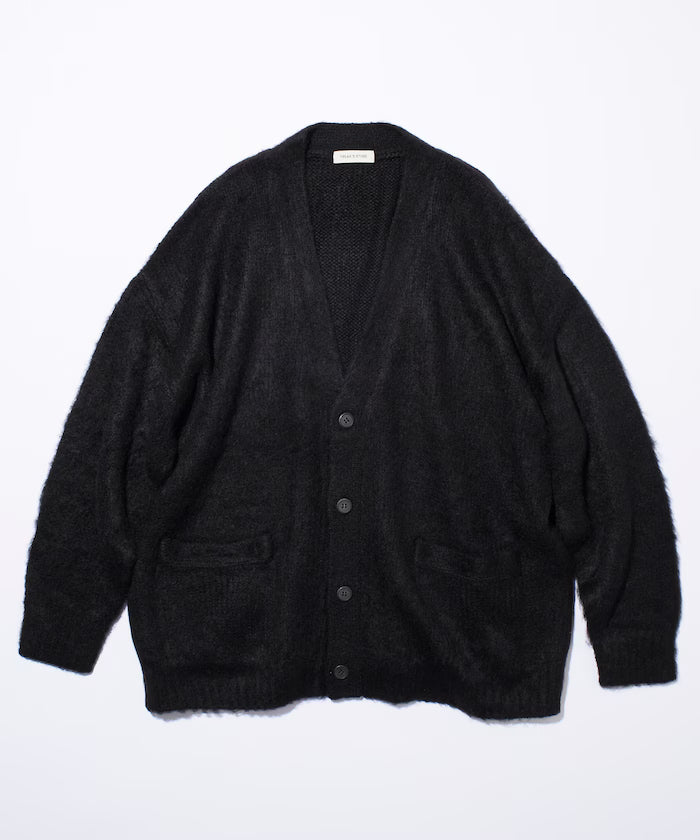 Relax Fit Shaggy Knit Loose Cardigan 【Limited Edition】