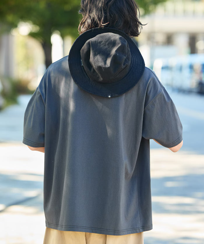 STORATECH/Stratech Big Silhouette One Point Logo T-Shirt/Antibacterial/Odor Resistant/Antimicrobial/UV Cut/Contact Cooling Moisture Wicking 【Limited Release】