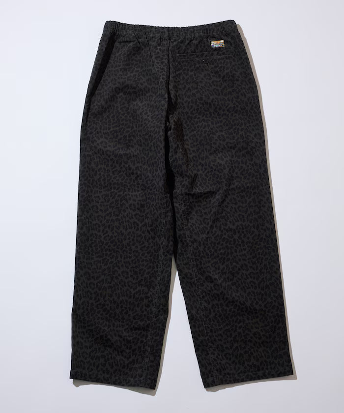 Wide Straight Silhouette All-Over Print Light Corduroy Easy Pants [Compatible with Set Up]