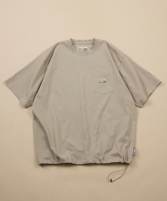 FREAK'S STORE for BEACH & FES Relax Fit One Point Logo Spindle Pocket T-shirt