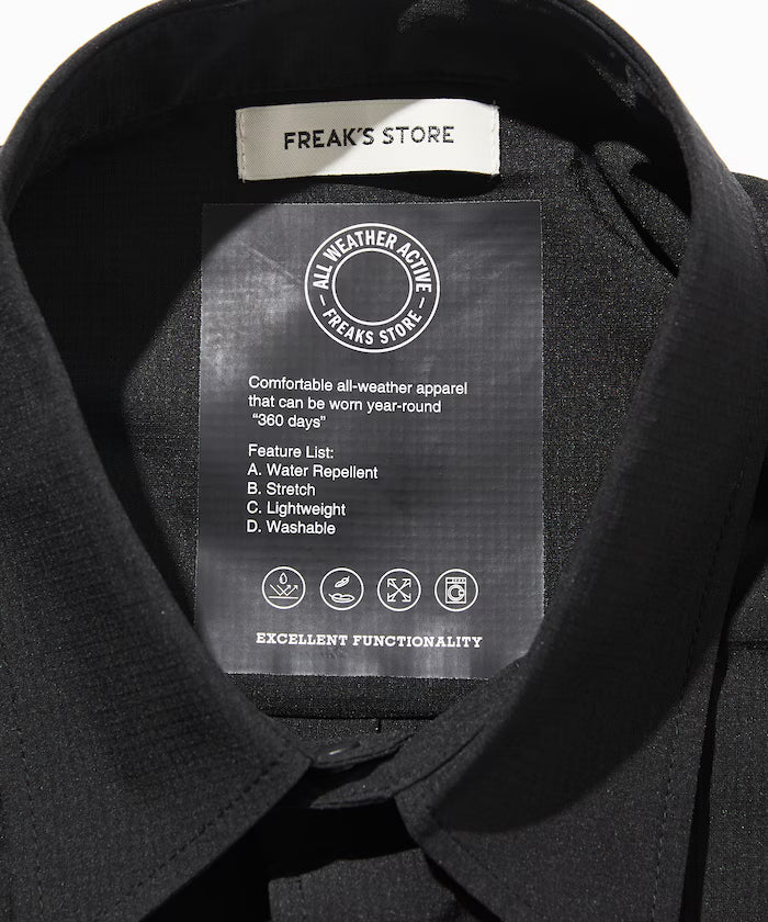 ALL WEATHER ACTIVE WEAR/All Weather Active Wear Relaxed Fit Pocket Shirt 【Limited Edition】