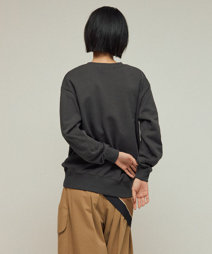 Organic Cotton Animal Logo Print Sweat / CAT / Relaxed Fit / French Terry Sweat