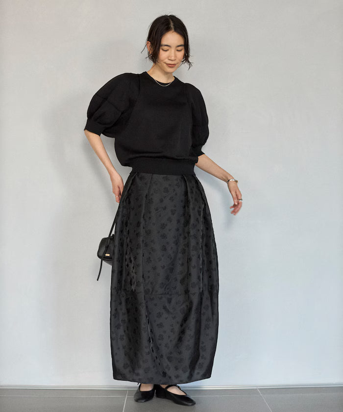 [March 11th 12:00 Release] Japan-Made Whole Garment Puff Sleeve Top