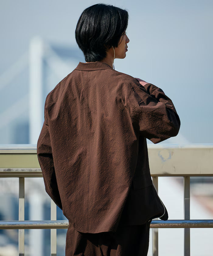 AiRide/AiRide Relax Fit Seersucker Setup/Tailored Jacket/Wide Slacks/Quick Dry/UV Cut 【Limited Release】
