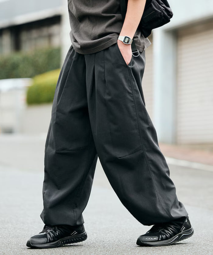 AiRide/Air Ride Wide Silhouette Pocketable Circus Pants/Quick Dry/UV Cut 【Limited Edition】
