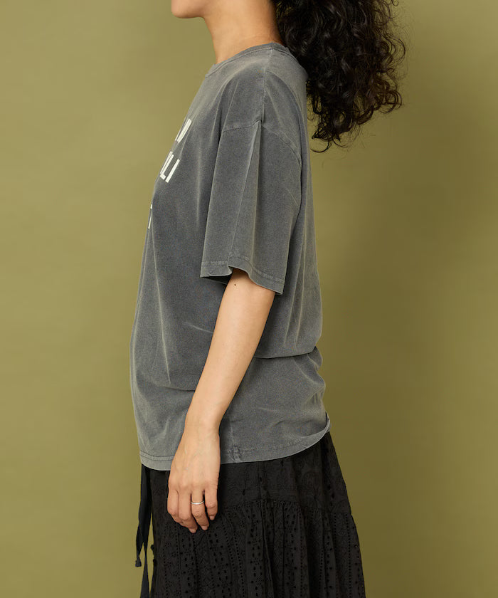 Flocky Print Big T-shirt