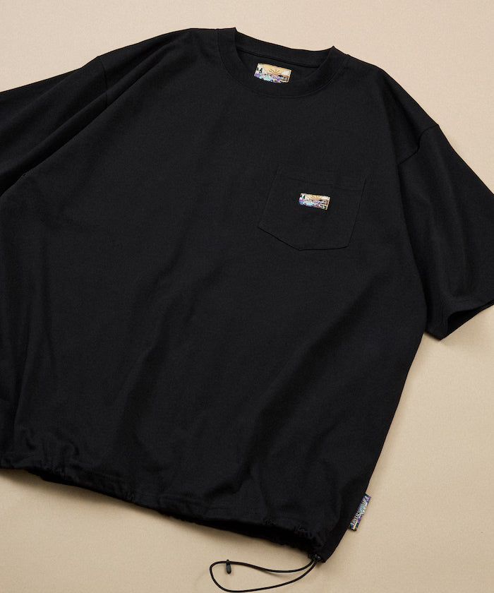 FREAK'S STORE for BEACH & FES Relax Fit One Point Logo Spindle Pocket T-shirt