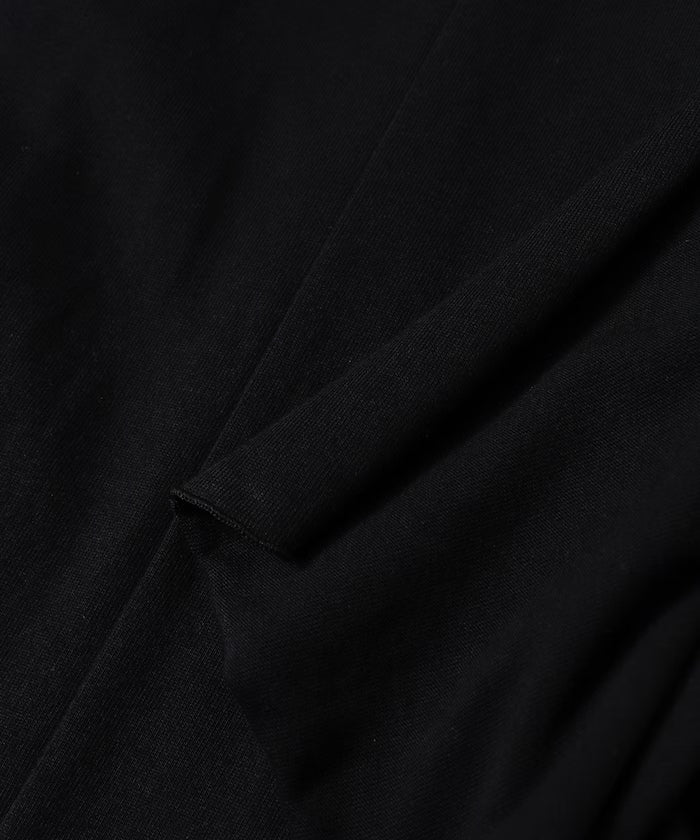 Organic Cotton Draped Flare Dress