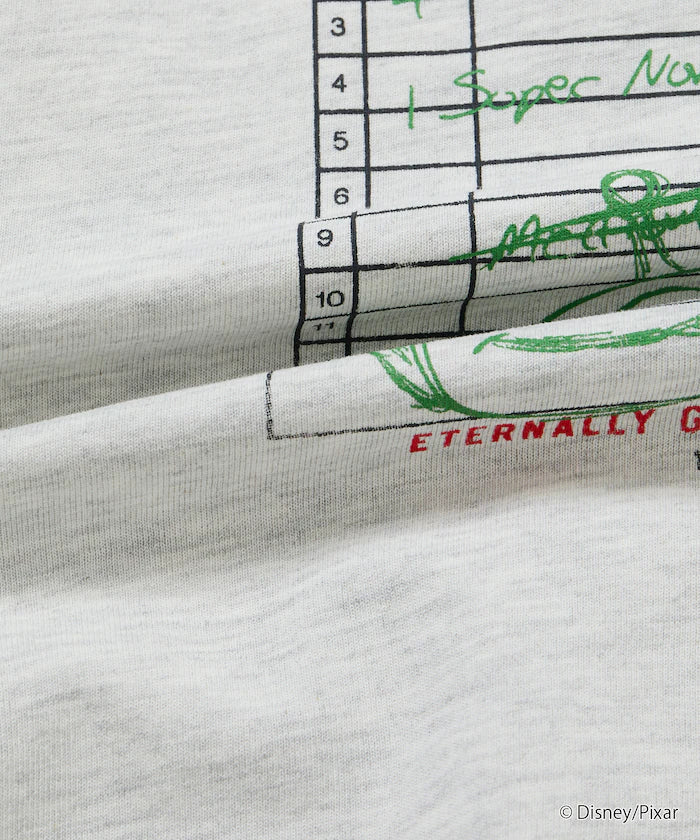 [TOY STORY] Exclusive Big Silhouette Back Print Crew Neck T-Shirt / Pizza Planet [Limited Edition]