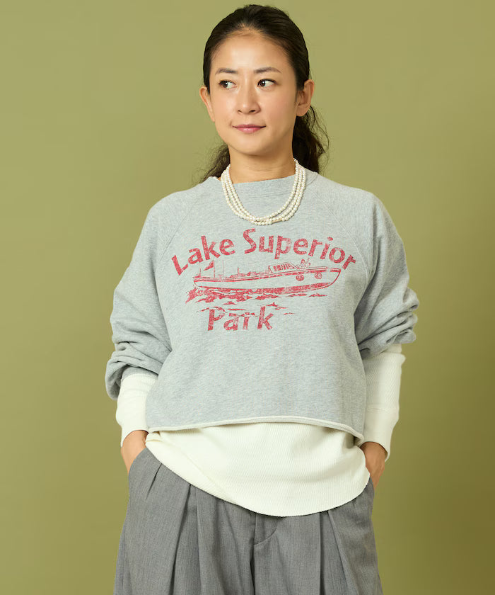 Grunge Cutoff Short Sweatshirt