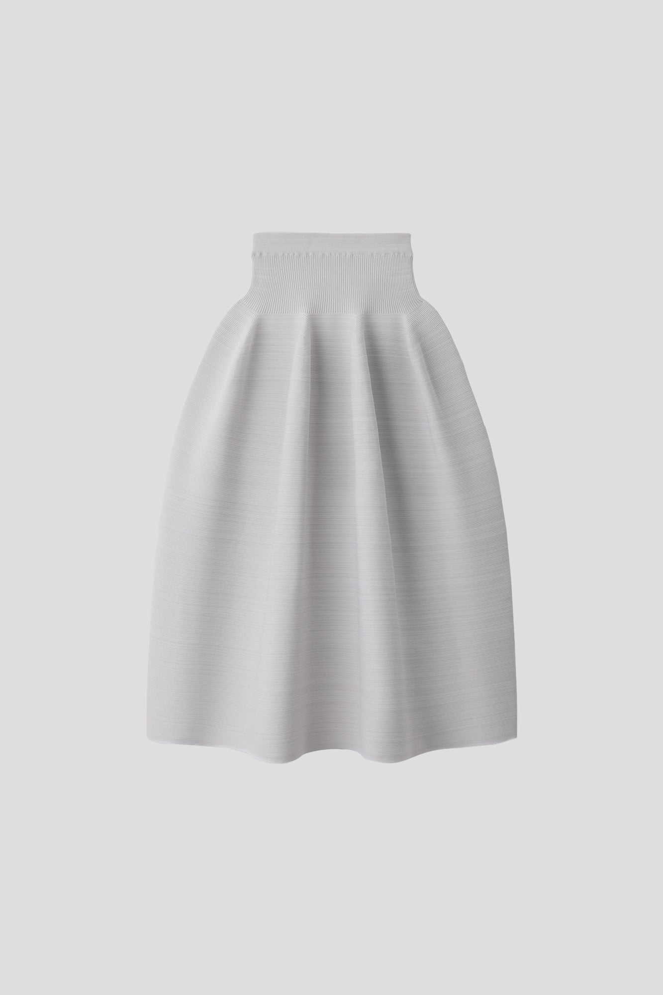 POTTERY SKIRT - SILVER WHITE-SMOKE GRAY