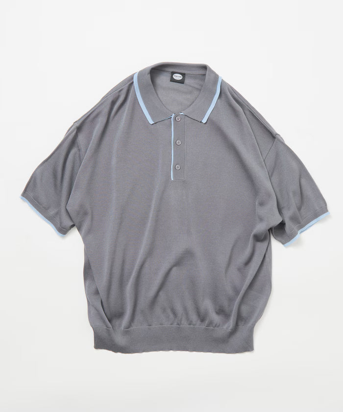Limited Release Relaxed Fit Color Block Knit Polo Shirt