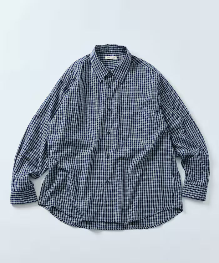 Relax Fit Classic Pattern Regular Collar Shirt / Check Pattern / Stripe Pattern 【Limited Edition】