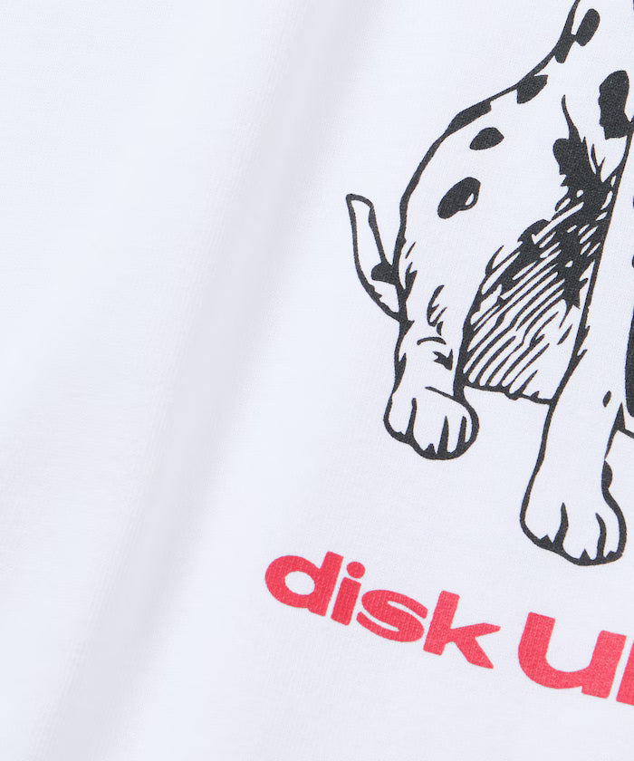 Limited Release diskunion×FREAK'S STORE Exclusive Dalmatian Big Silhouette Print Crew Neck T-Shirt