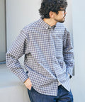 AIRDRY HIGH TECHYARN High-performance Material Oxford Button-down Shirt Long Sleeve - Other/Pattern 1