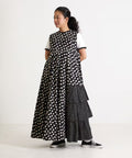 Asymmetrical Tiered Dress - Black
