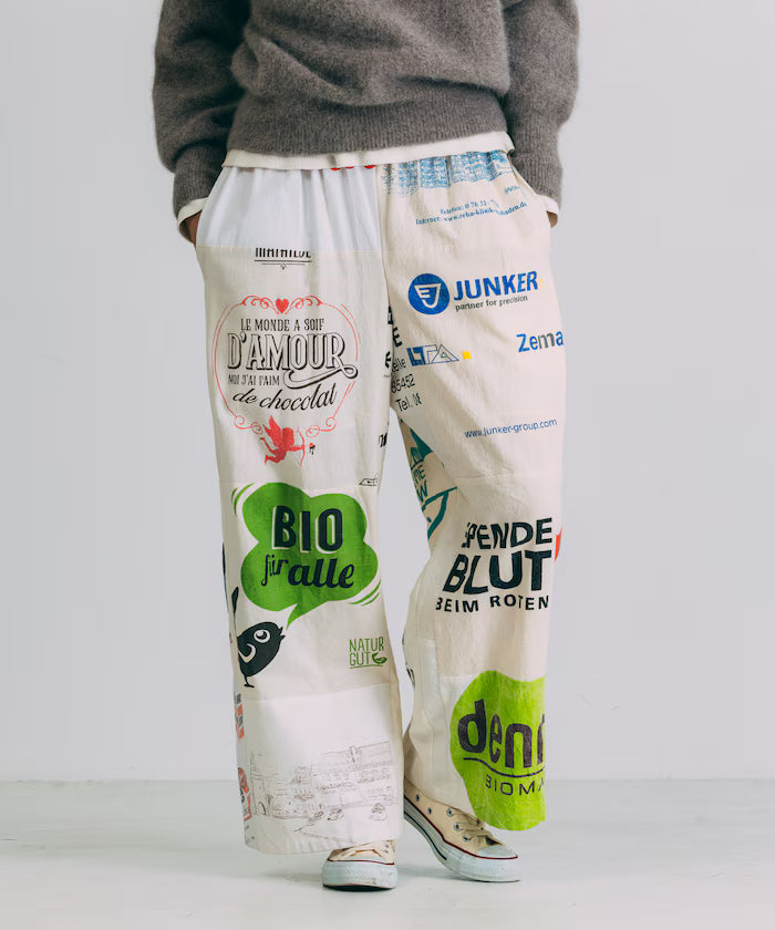 vintage European eco bag remake pants