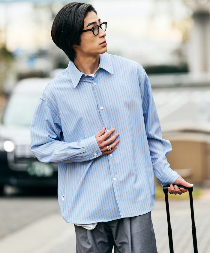 AiRide/Air Ride Relax Fit Regular Collar L/S Shirt/Pocketable/Quick Dry/UV Cut 【Limited Edition】