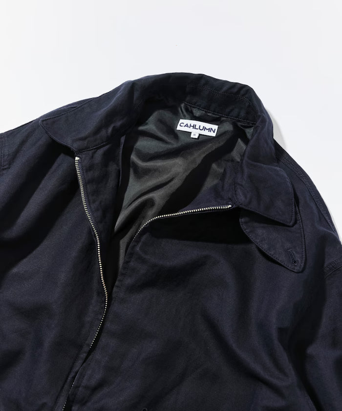 Cotton Linen Harrington Jacket