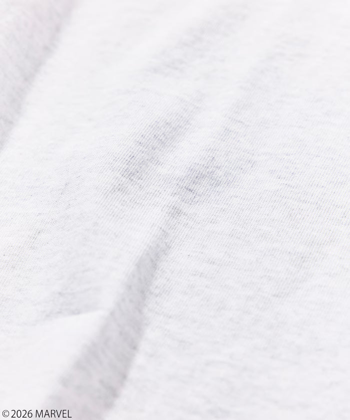 MARVEL/Marvel Avengers Crew Neck T-Shirt / Electrostatic Flock Processing