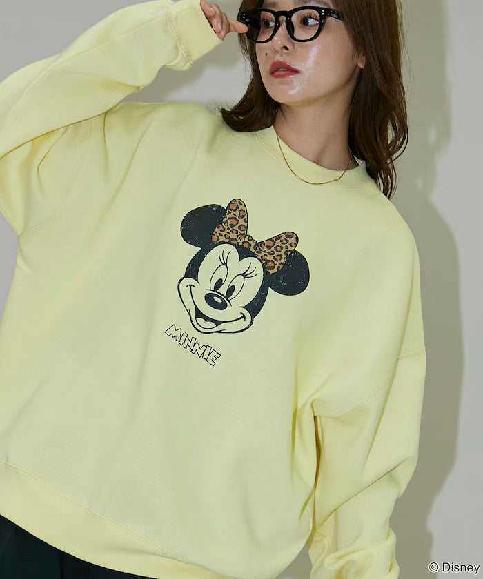Custom MINNIE MOUSE GRAPHIC SWEAT - Yellow