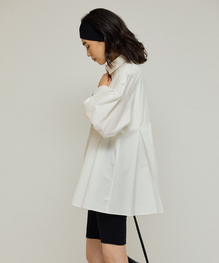 Box Stack Balloon Sleeve Long Sleeve Shirt
