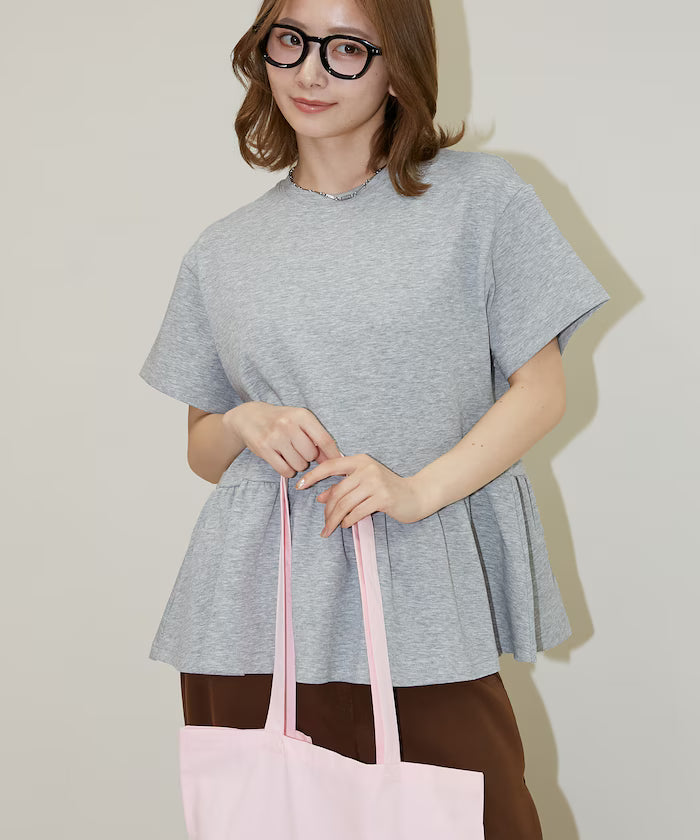 <Contact Cooling> Cool Ponchi Peplum T-Shirt Limited Edition