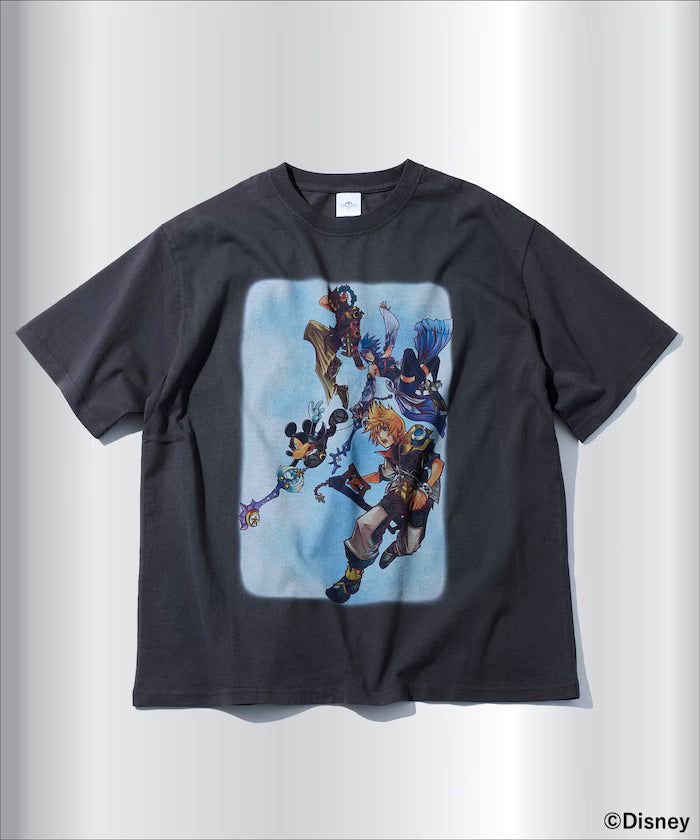 [Release on March 27 at 12:00] KINGDOM HEARTS Birth by Sleep/VISUAL TEE/Kingdom Hearts Birth by Sleep/Visual T-shirt - Black