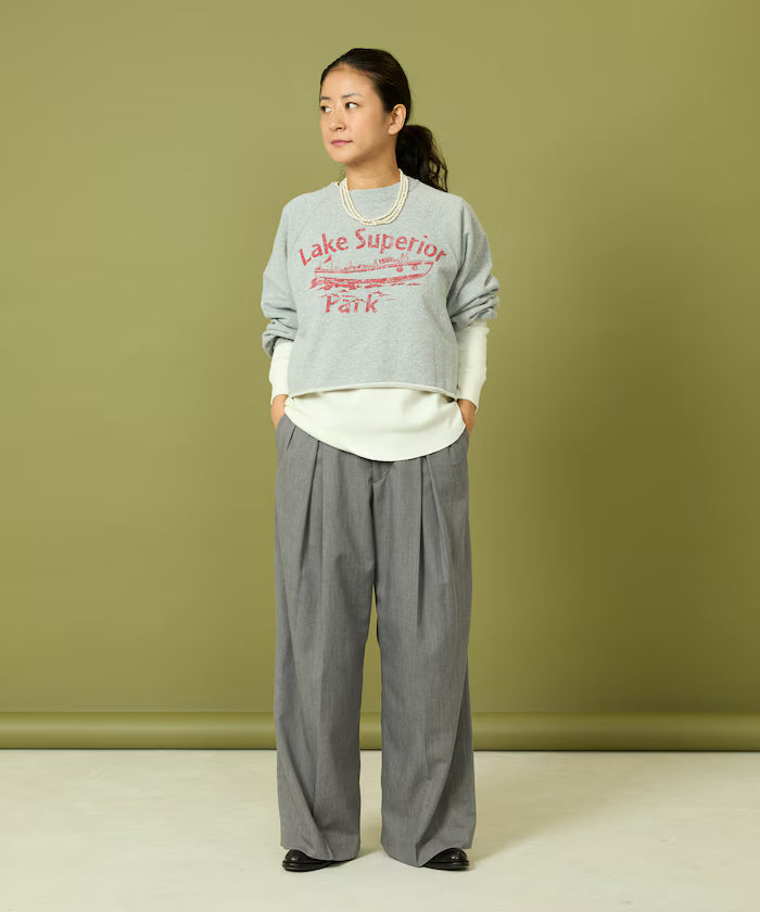Grunge Cutoff Short Sweatshirt