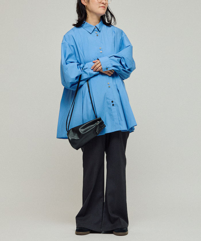 Box Stack Balloon Sleeve Long Sleeve Shirt