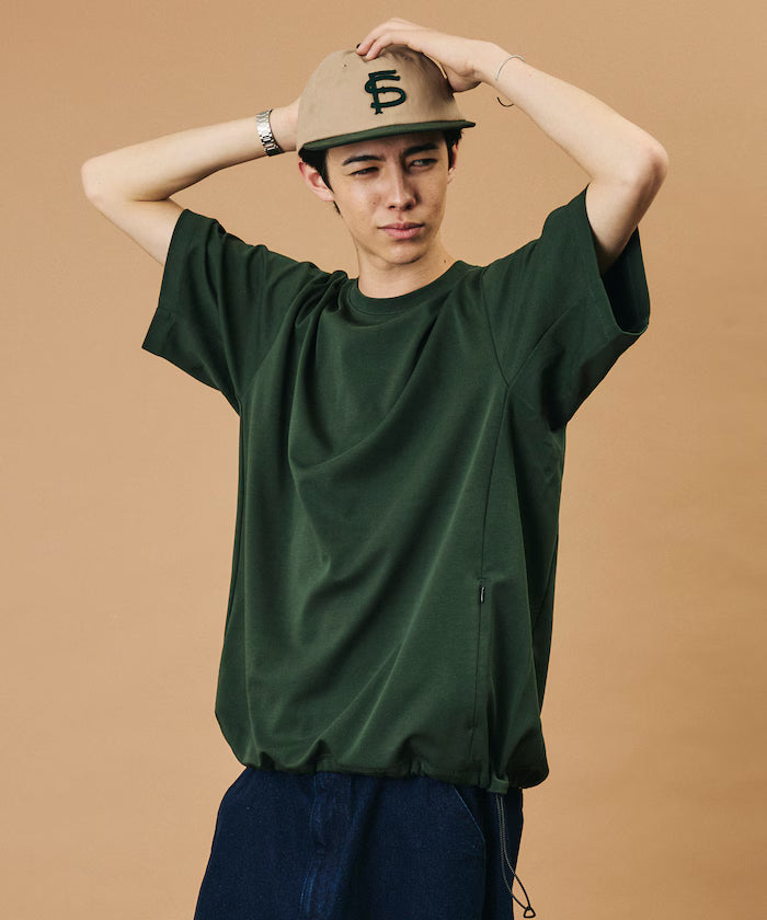 SUPER ICE / Super Ice Crew Neck Spindle T-Shirt Contact Cooling / Quick Dry / UV Cut