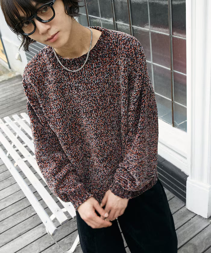 Mall Yarn Crew Neck Knit 【Limited Edition】