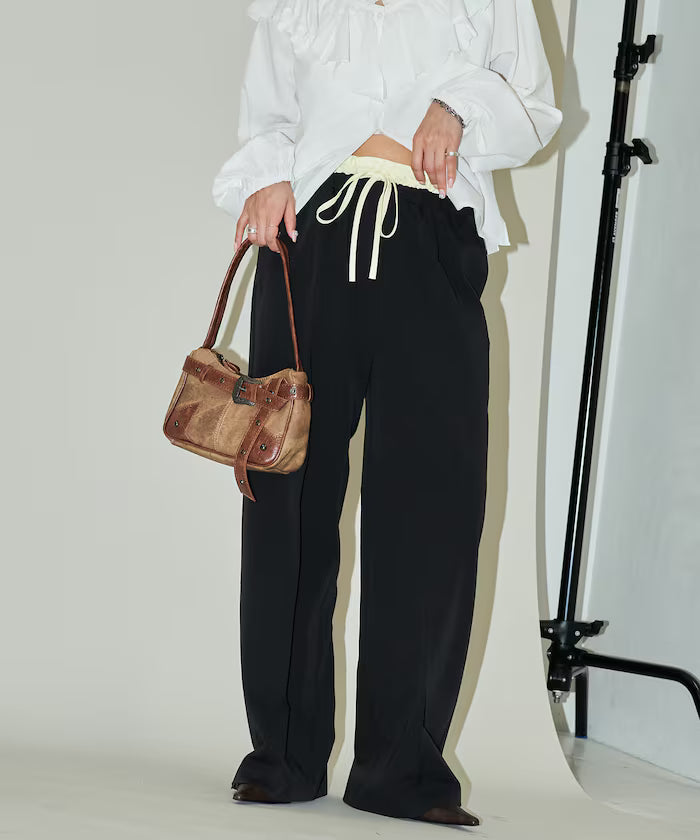 West Shearing Panel Easy Slacks Pants Limited Edition