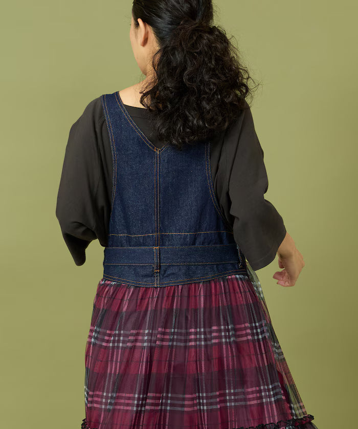 Tulle Docking Salopette Dress