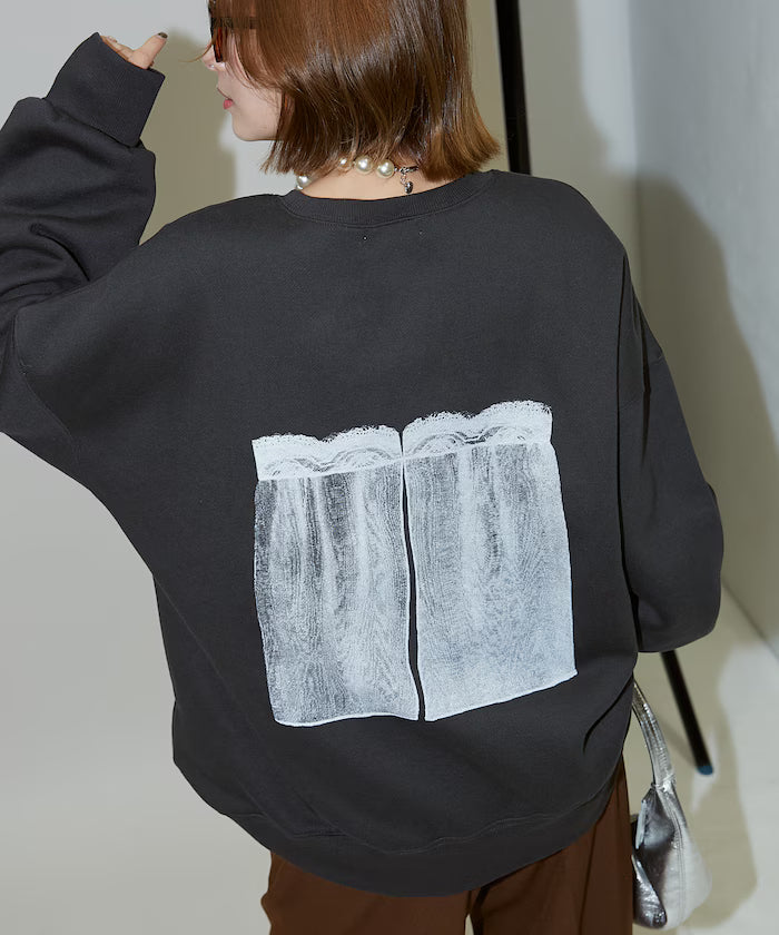 Race Camisole Print Sweat Limited Edition - Charcoal Gray