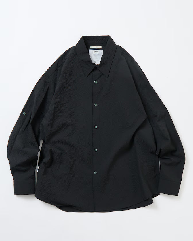 AiRide/Air Ride Relax Fit 2WAY Roll Up Sheer Seersucker Shirt/Pocketable/Quick Dry/UV Cut [Limited Release]