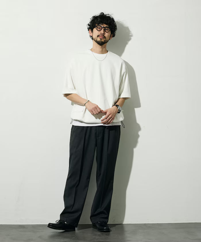 6 oz Side Pocket Spindle Short Sleeve T-Shirt / Big Silhouette