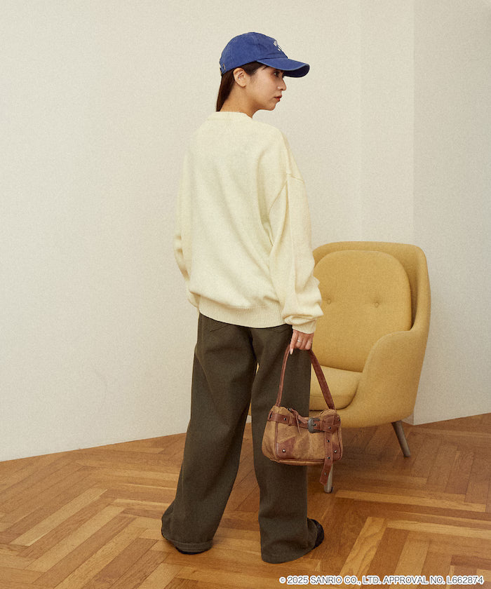 "SANRIO/Sanrio" Pixel Art Jacquard Knit Limited Edition