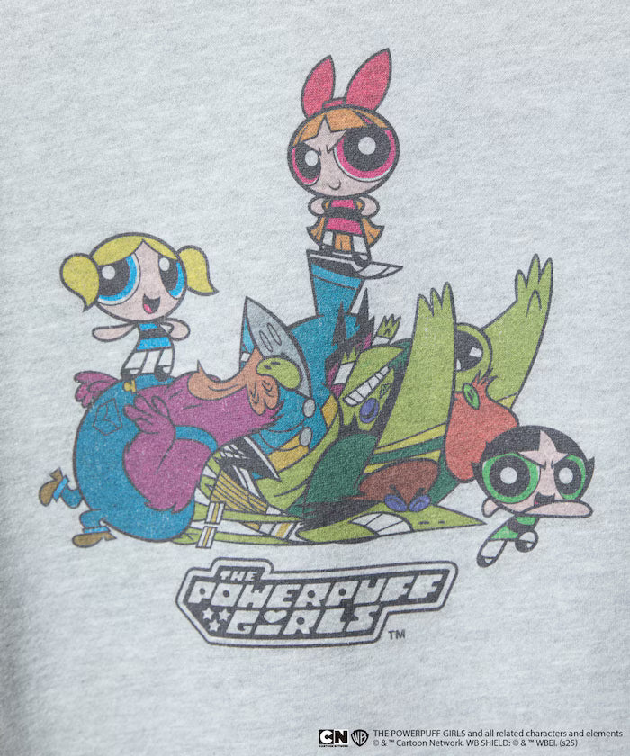 The Powerpuff Girls Front Art Crew Neck Sweatshirt Limited Edition