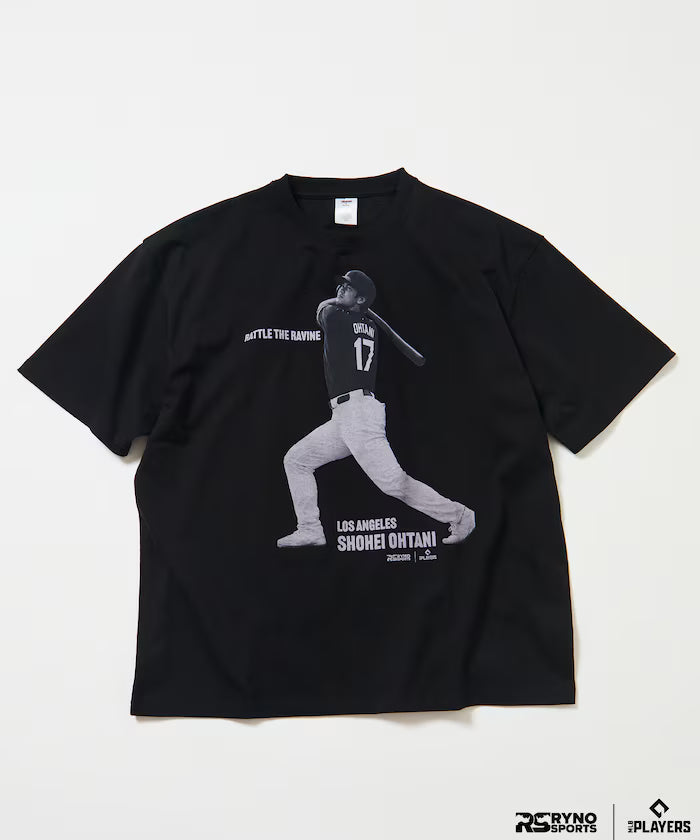 [March 5, 12:00 Release] MLB PLAYERS x RYNO SPORTS x FREAK'S STORE Exclusive [OHTANI] WIDE SHOT PHOTO TEE - Black